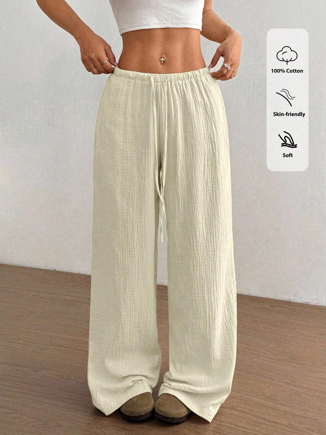 Pantaloni SHEIN, galben
