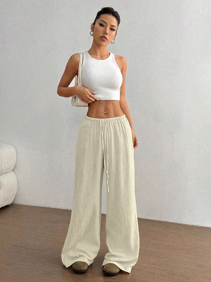 Pantaloni SHEIN, galben
