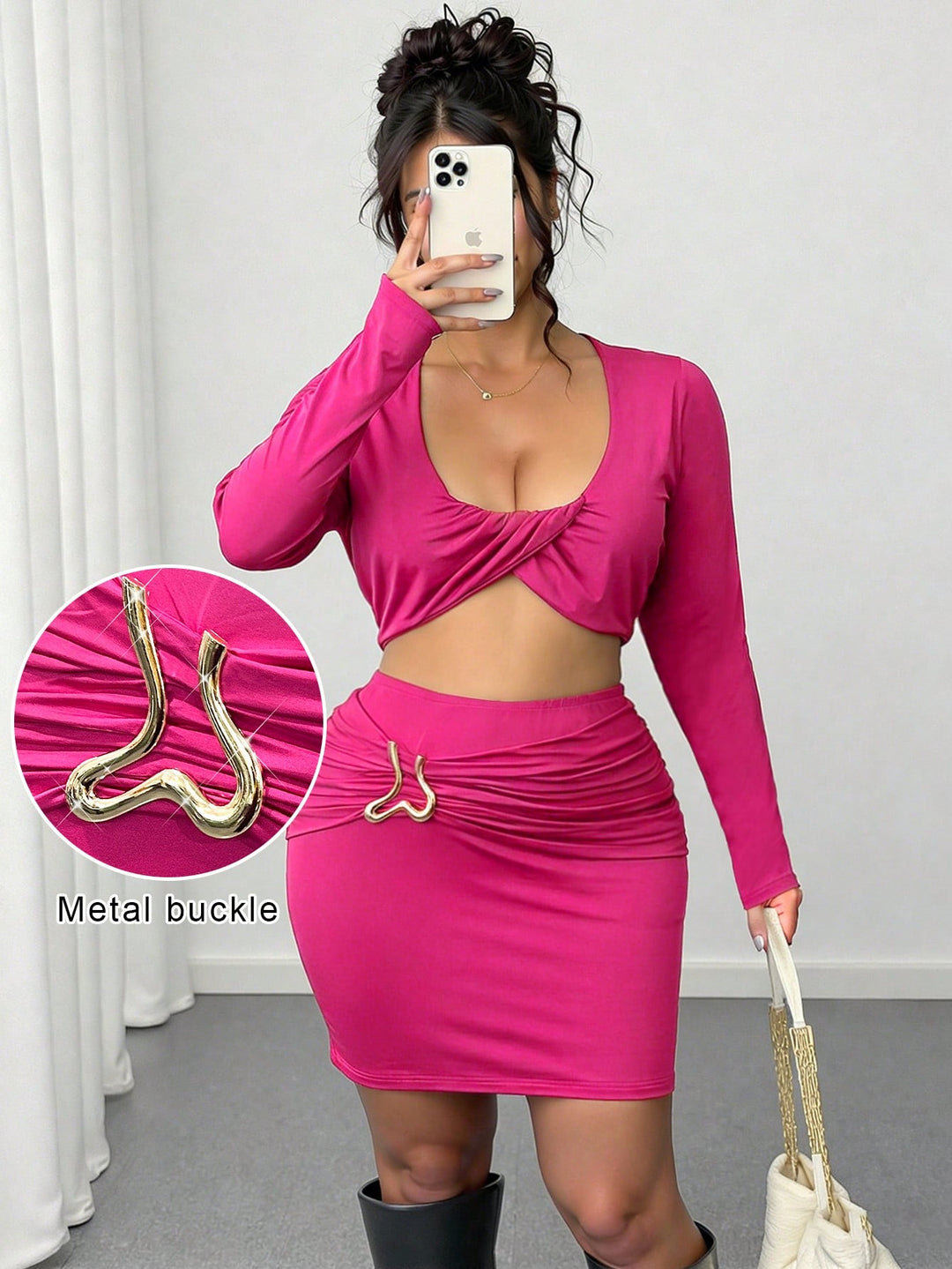 Compleu SHEIN, roz