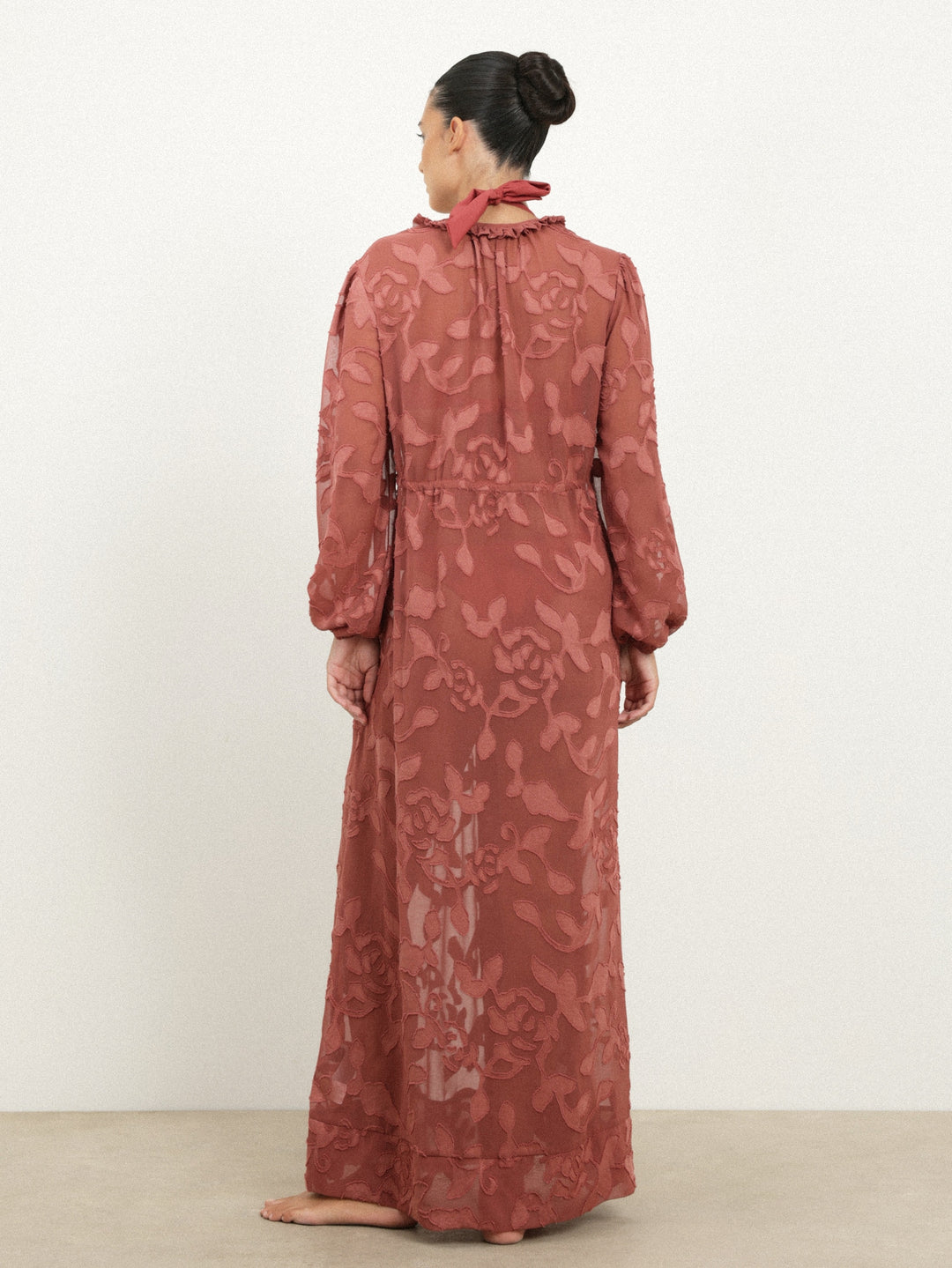 Rochie de plajă  SHEIN, cărămiziu