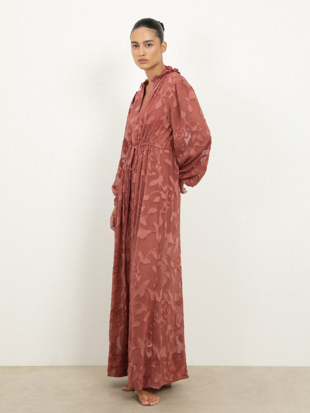 Rochie de plajă  SHEIN, cărămiziu
