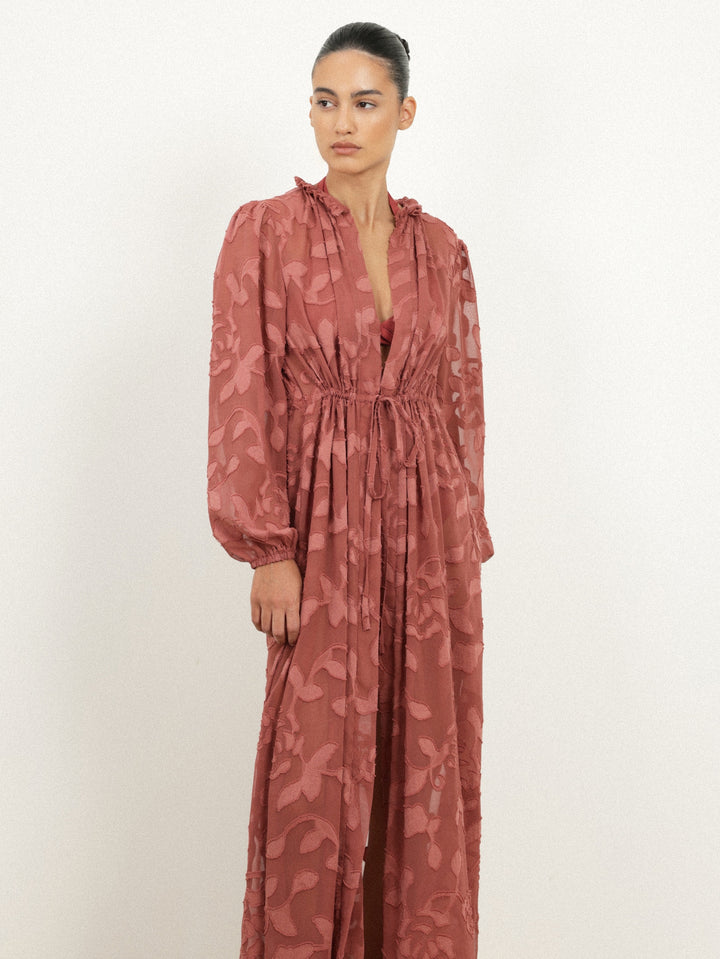 Rochie de plajă  SHEIN, cărămiziu