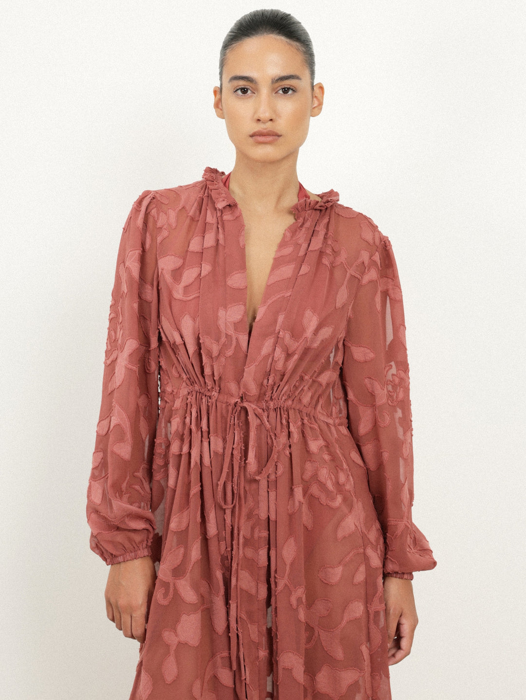 Rochie de plajă  SHEIN, cărămiziu