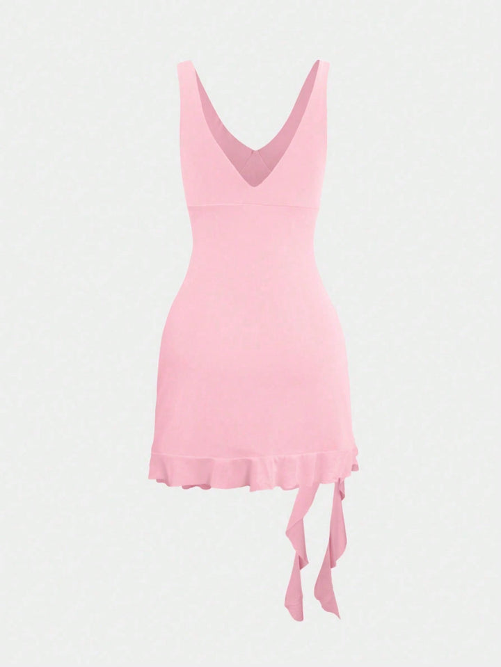 Rochie scurtă SHEIN, roz