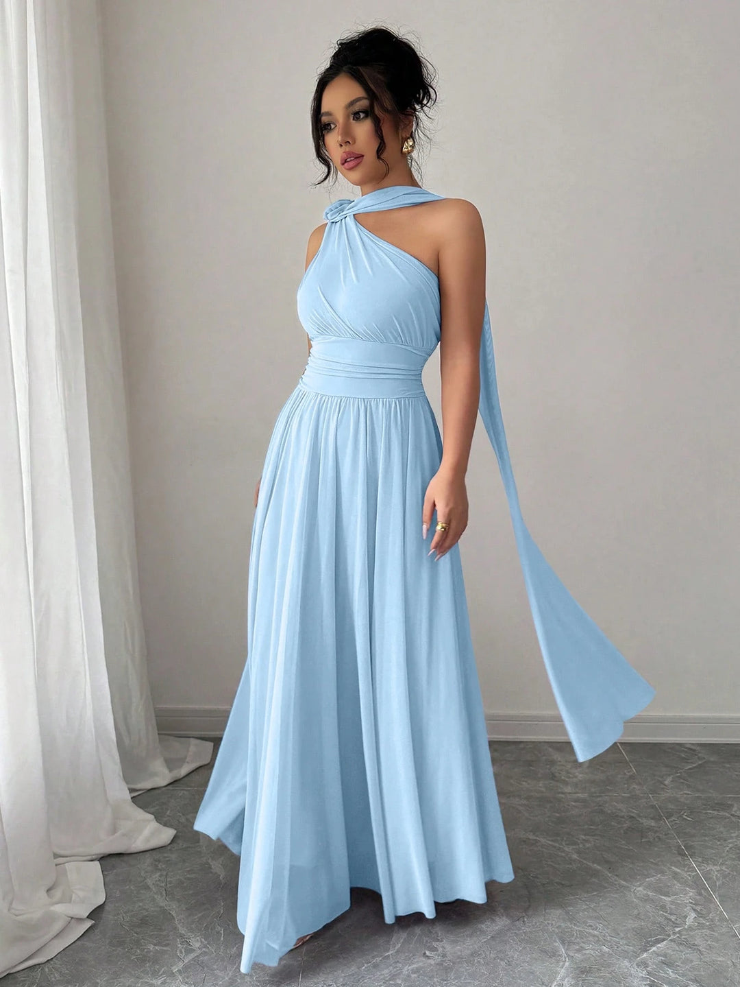 Rochie maxi SHEIN, albastru