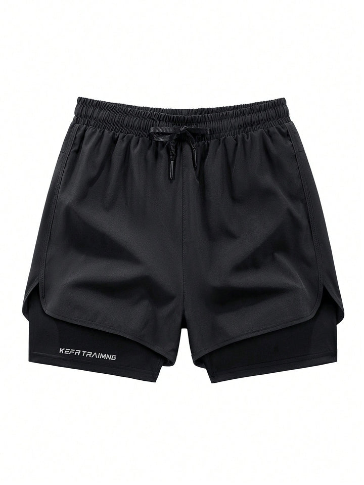 Pantaloni scurți SHEIN, negru