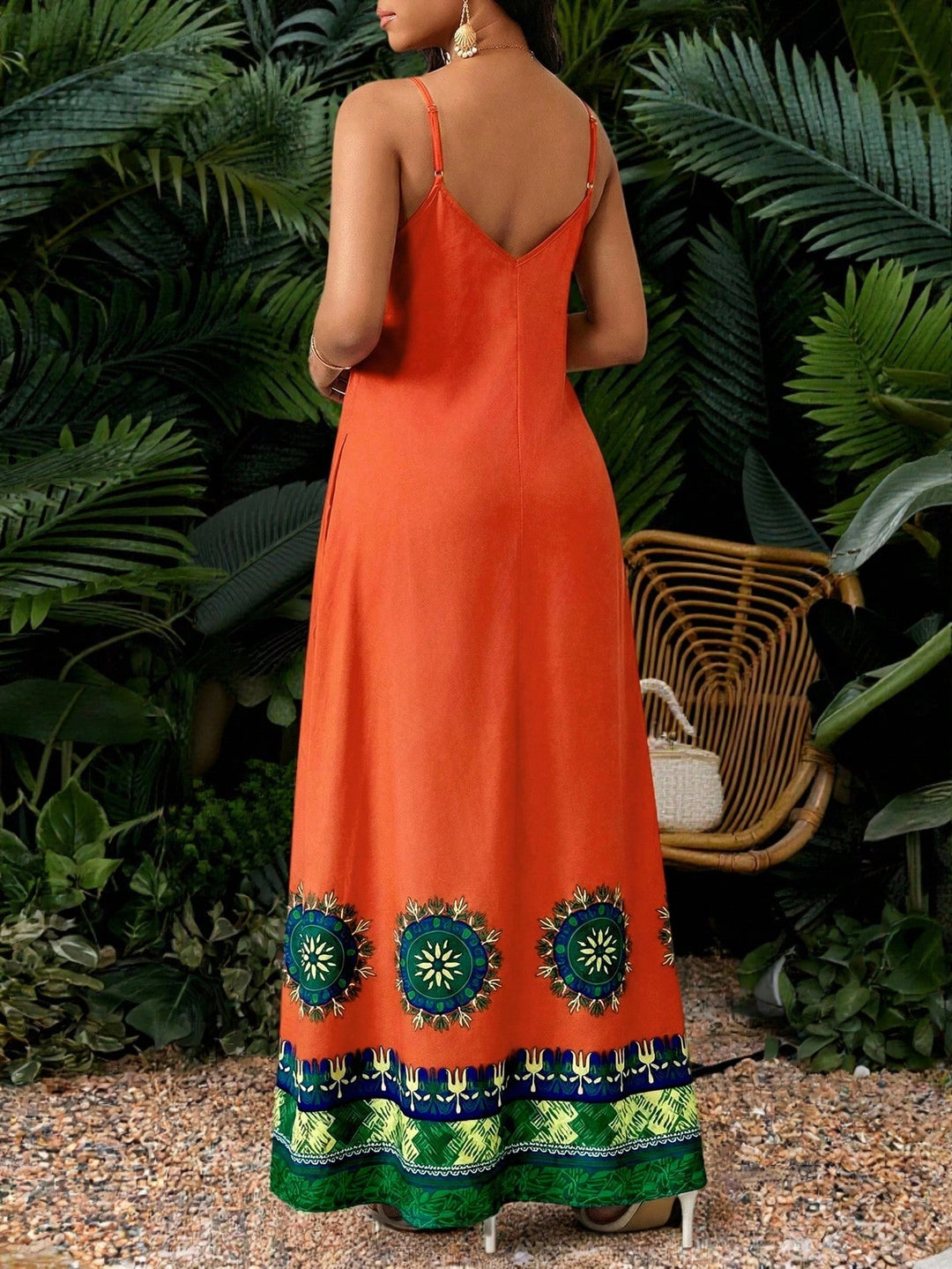 Rochie maxi SHEIN, mix culori