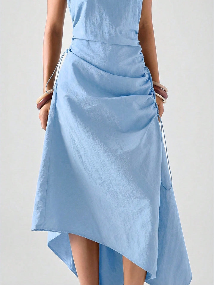 Rochie midi SHEIN, albastru