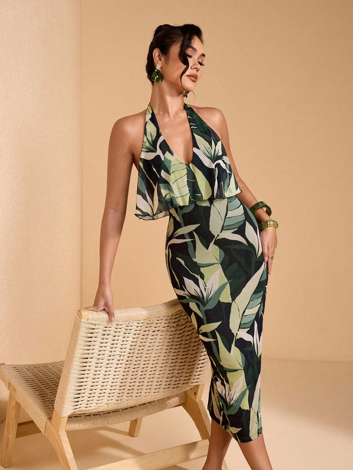 Rochie maxi SHEIN, mix culori