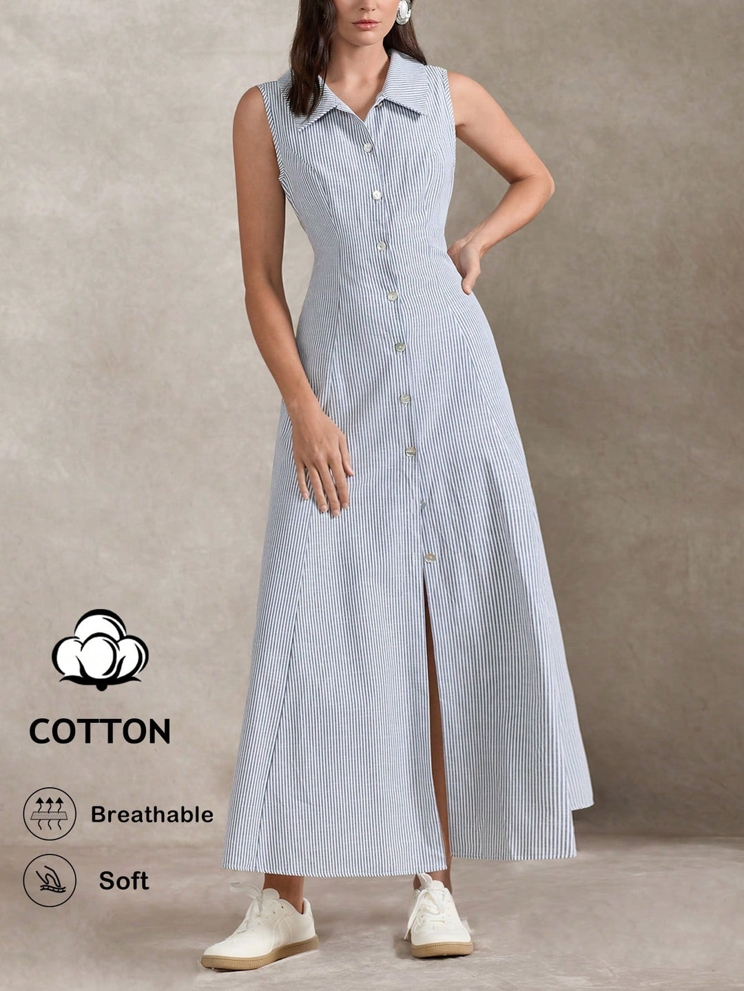 Rochie maxi SHEIN, albastru