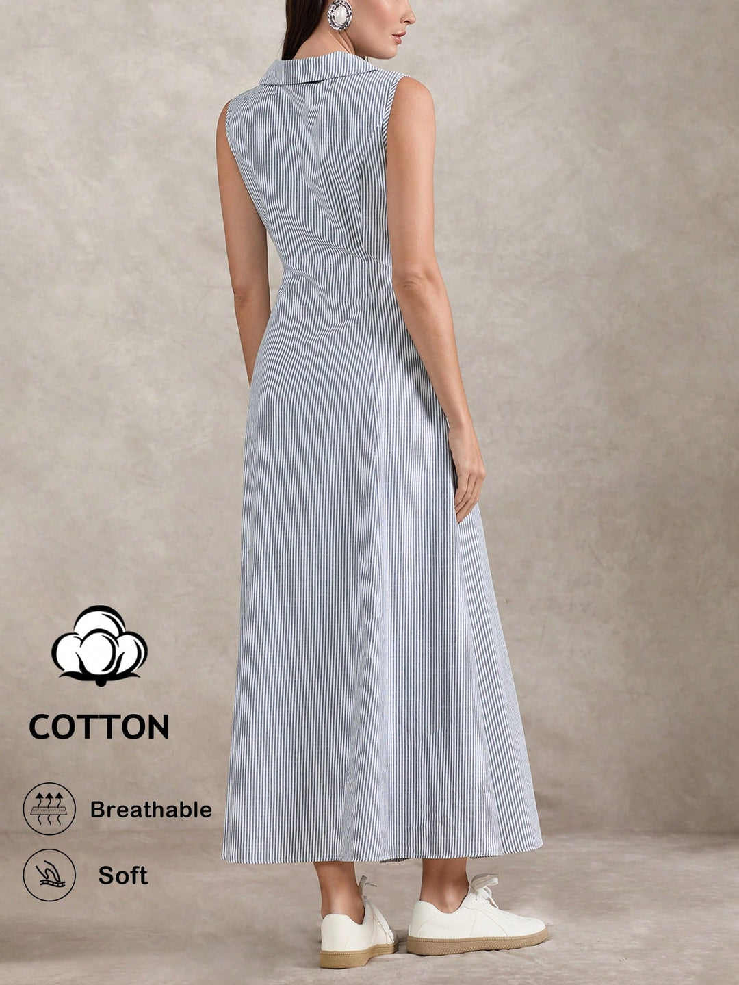 Rochie maxi SHEIN, albastru