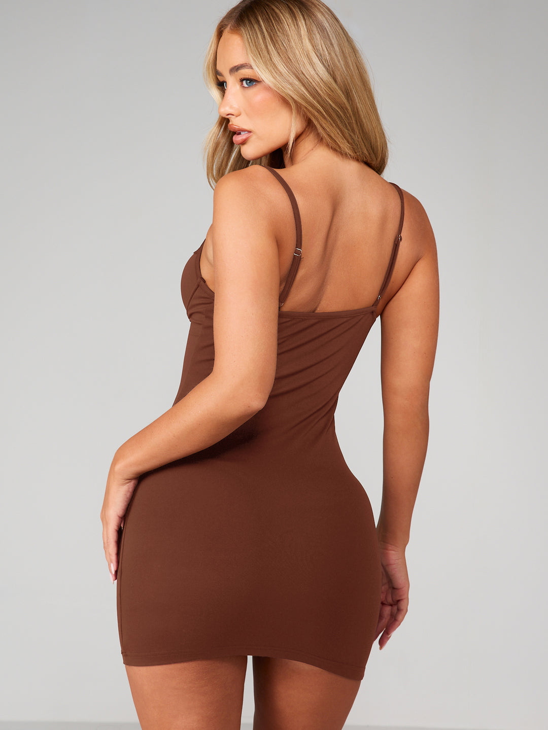 Rochie mini SHEIN, maro