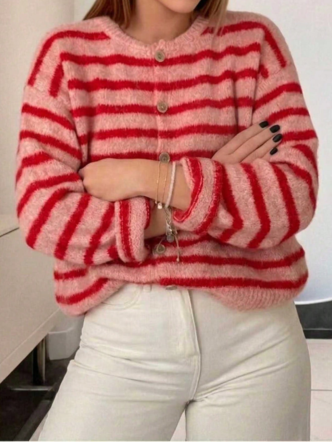 Cardigan SHEIN, roșu