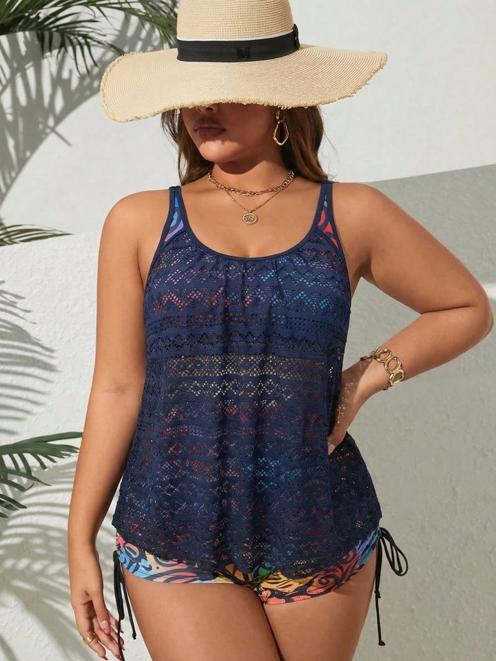 Costum de baie SHEIN, mix culori