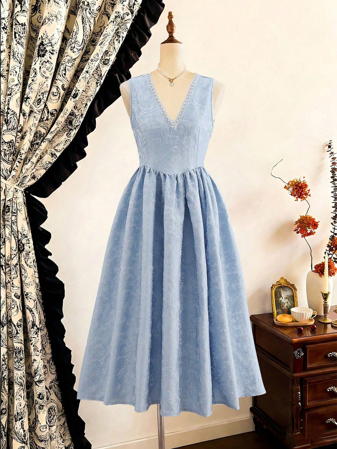 Rochie scurtă SHEIN, albastru