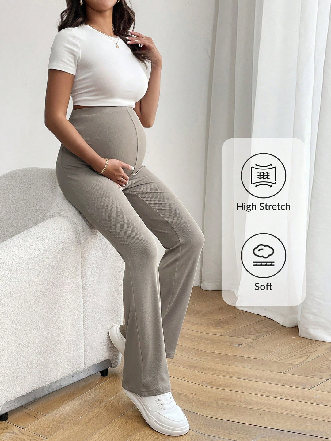 Pantaloni SHEIN, gri