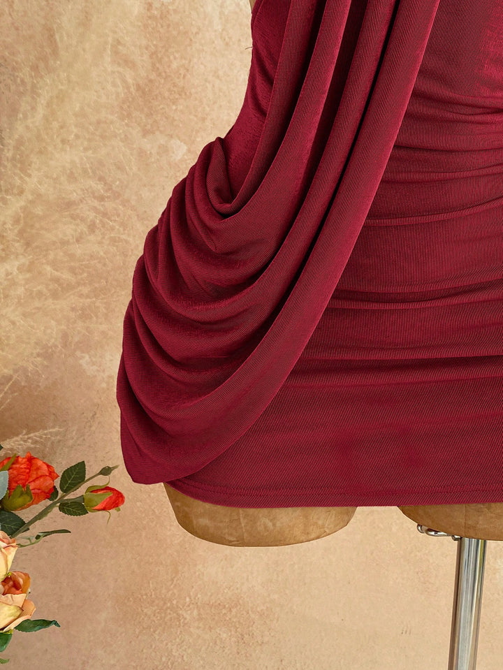 Rochie mini SHEIN, vișiniu