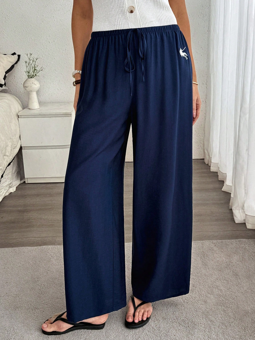Pantaloni SHEIN, albastru