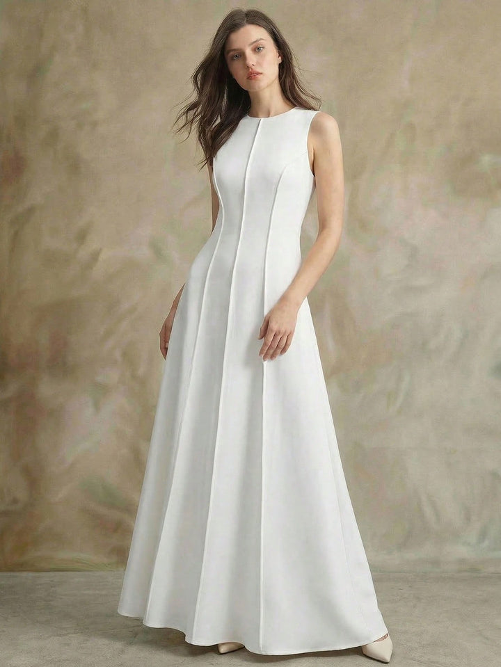 Rochie maxi SHEIN, alb