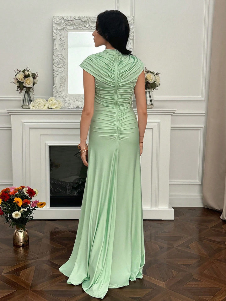 Rochie maxi SHEIN, verde