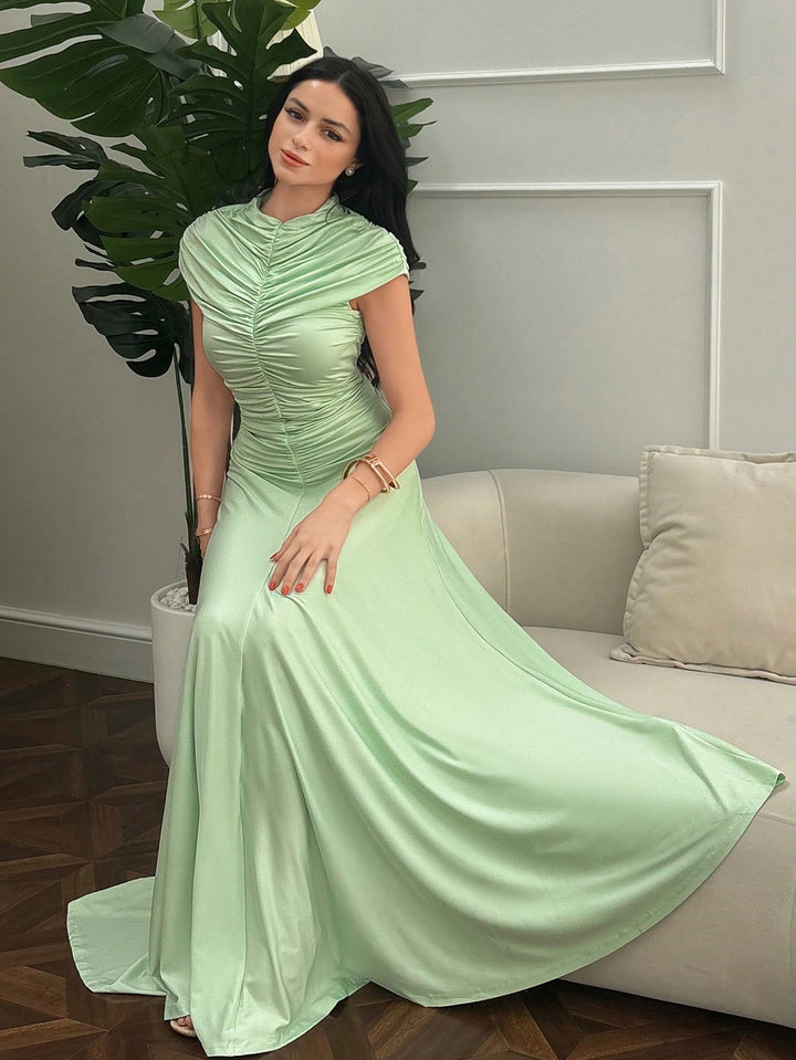 Rochie maxi SHEIN, verde