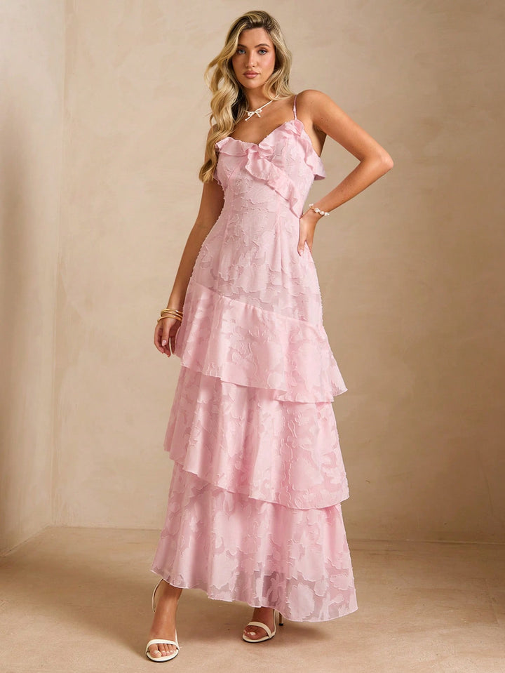 Rochie maxi SHEIN, roz