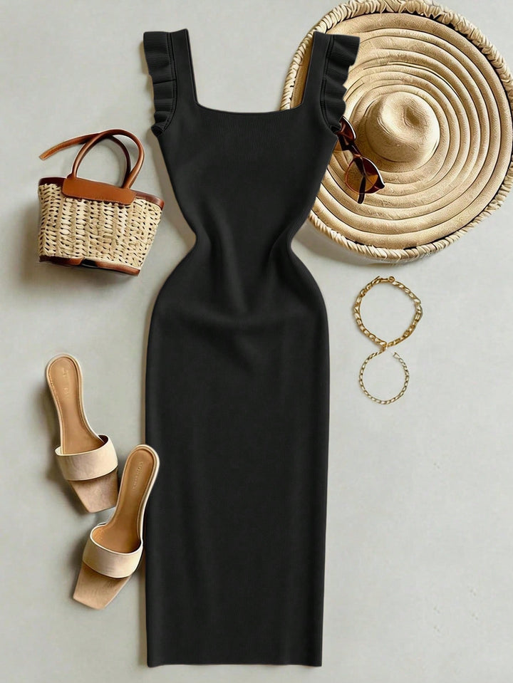 Rochie maxi SHEIN, negru