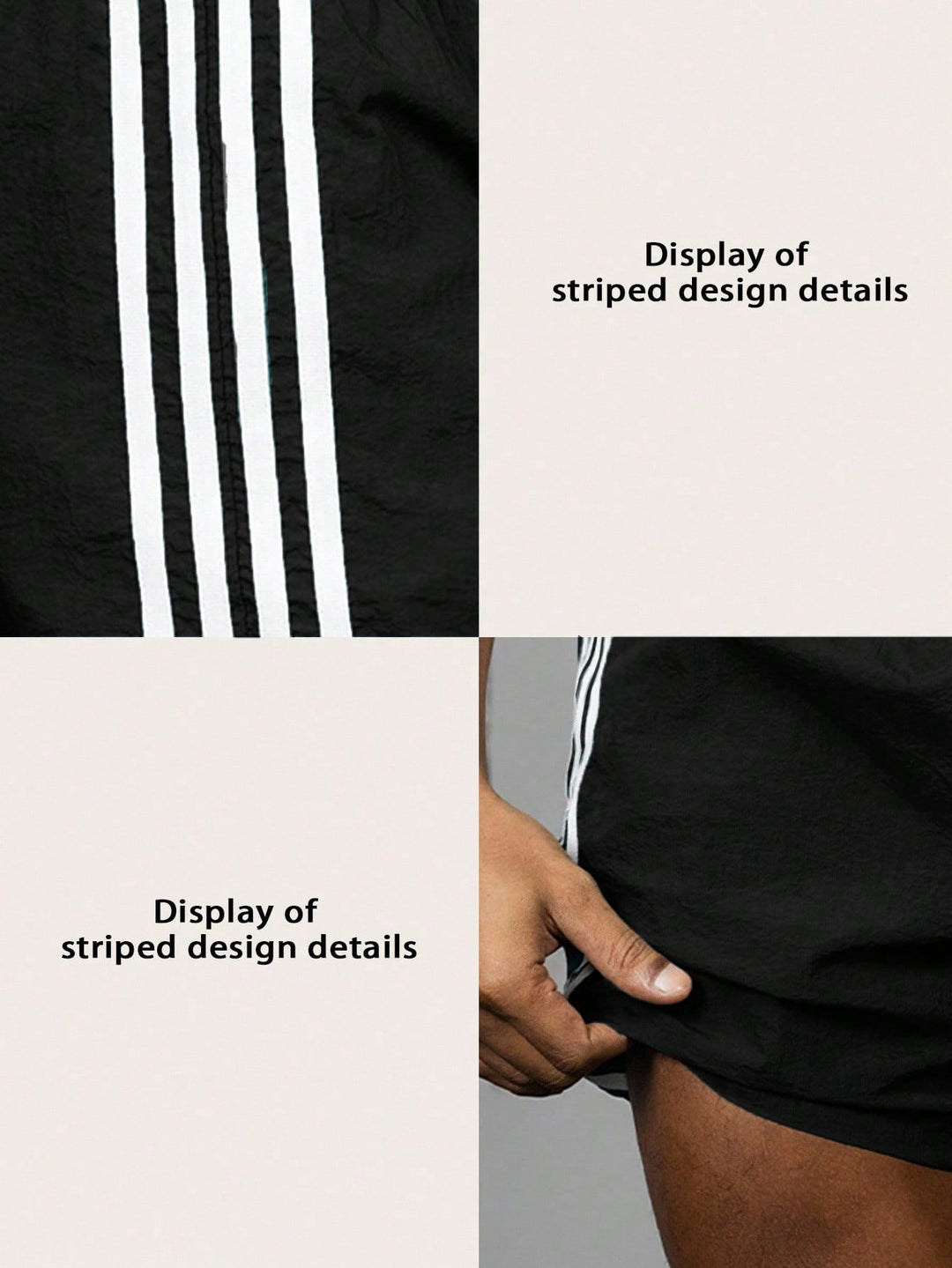 Pantaloni scurți SHEIN, negru
