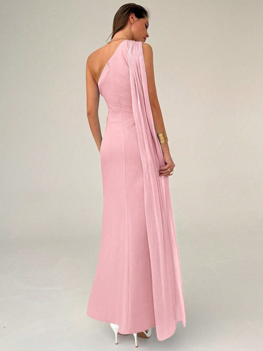 Rochie maxi SHEIN, roz