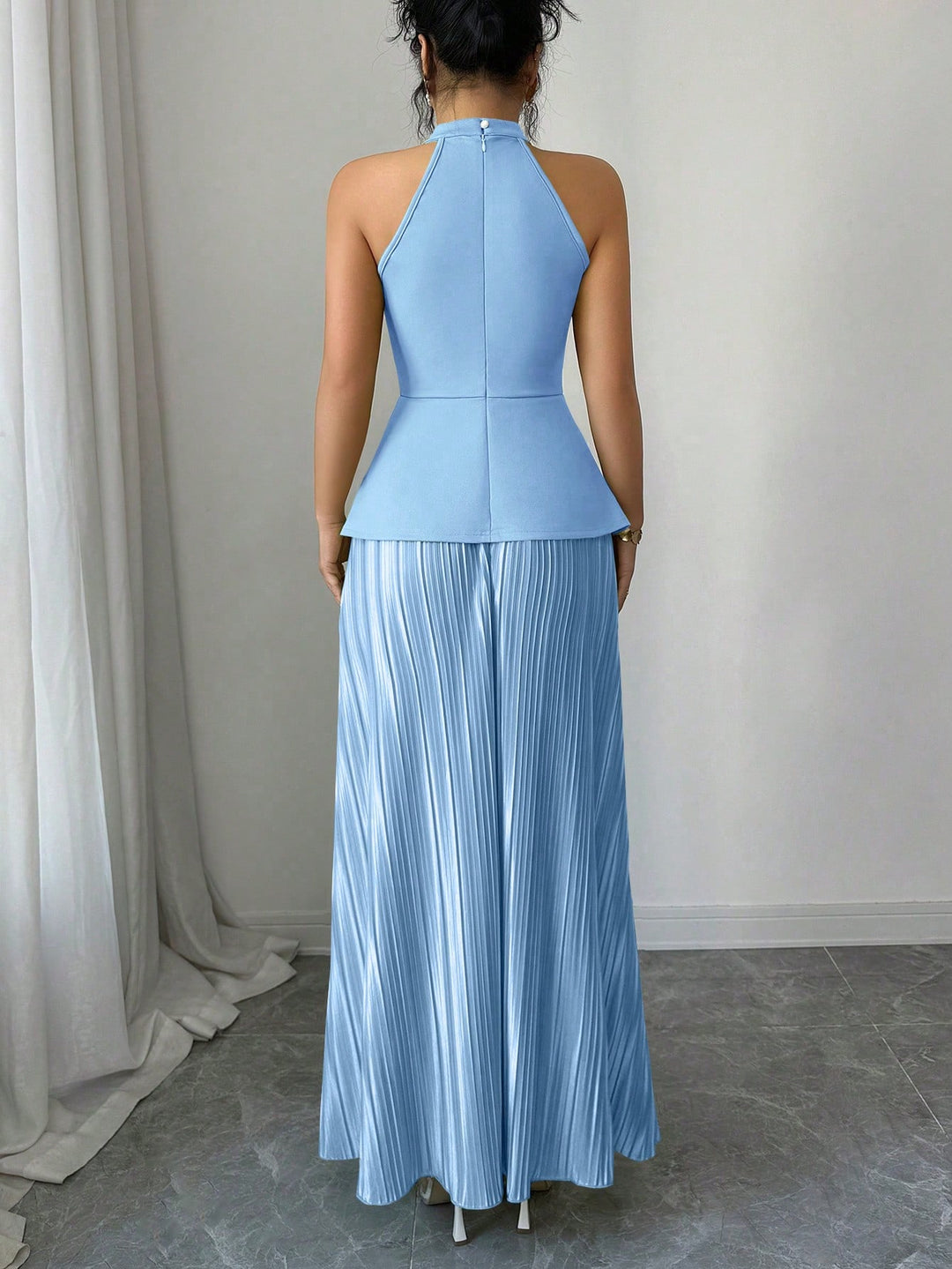 Rochie maxi SHEIN, albastru