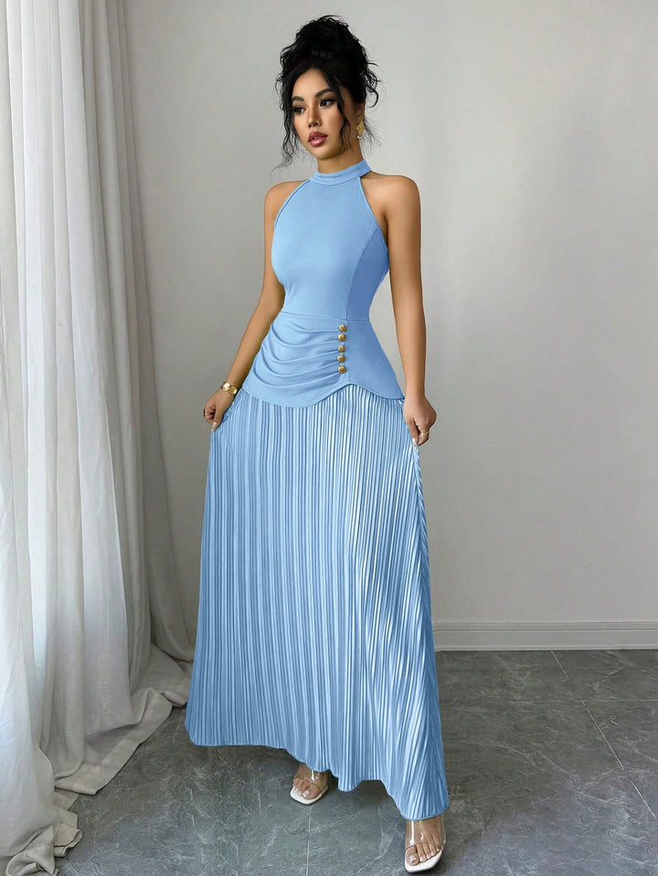Rochie maxi SHEIN, albastru