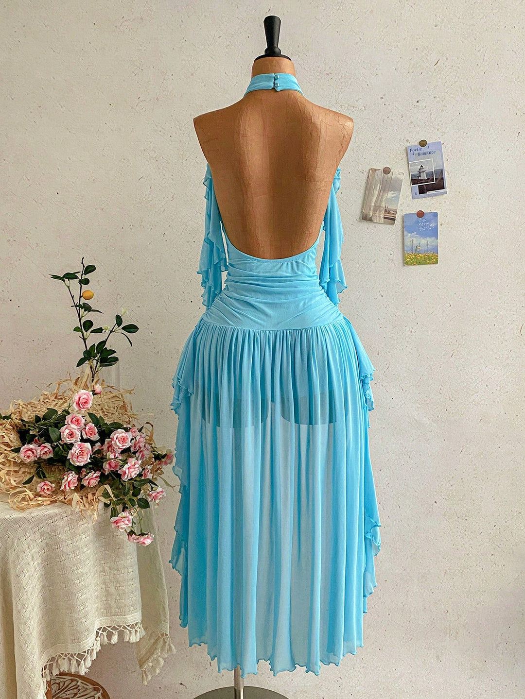 Rochie mini SHEIN, albastru