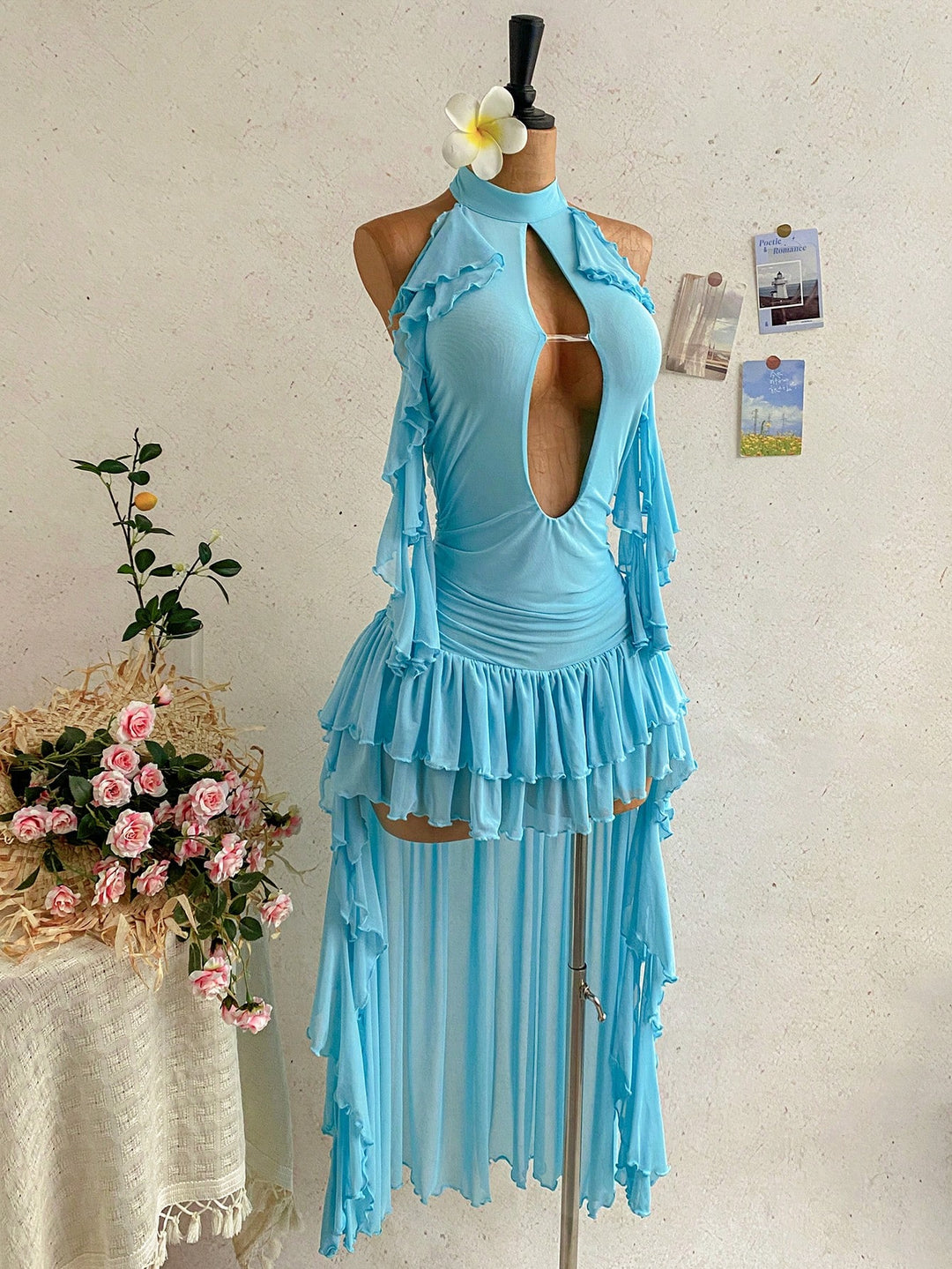 Rochie mini SHEIN, albastru