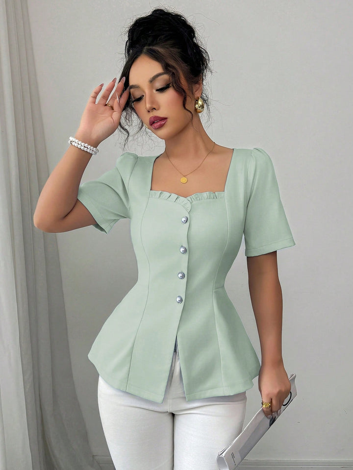 Bluză SHEIN, verde