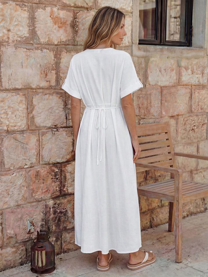 Rochie maxi SHEIN, alb