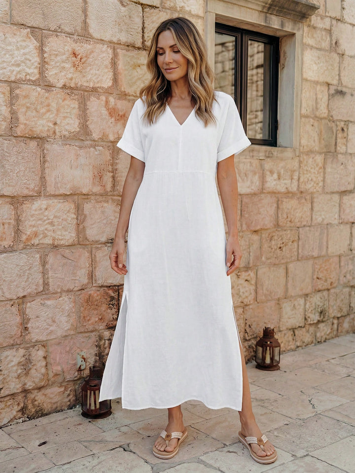 Rochie maxi SHEIN, alb