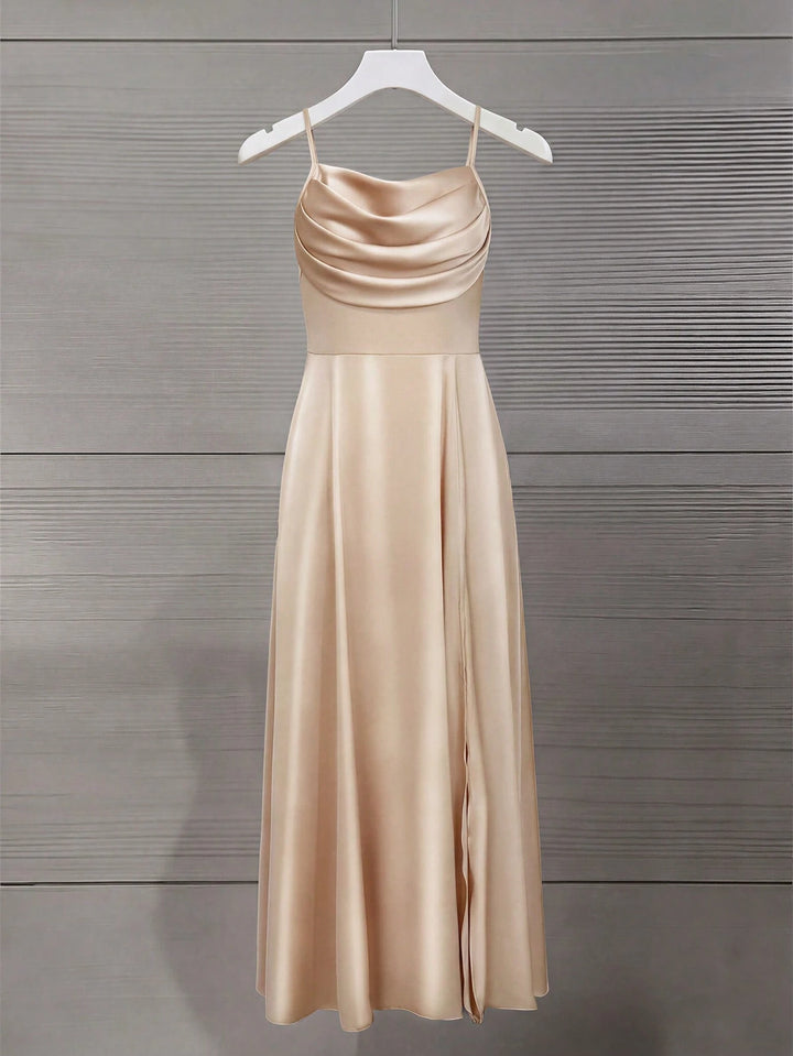 Rochie maxi SHEIN, bej