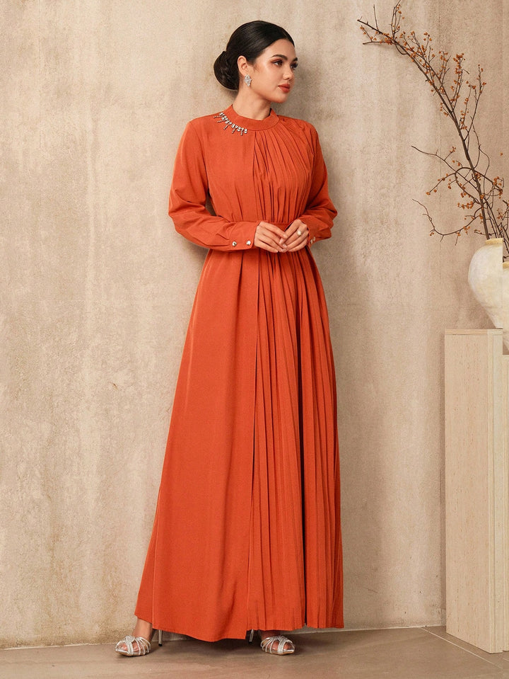 Rochie maxi SHEIN, portocaliu