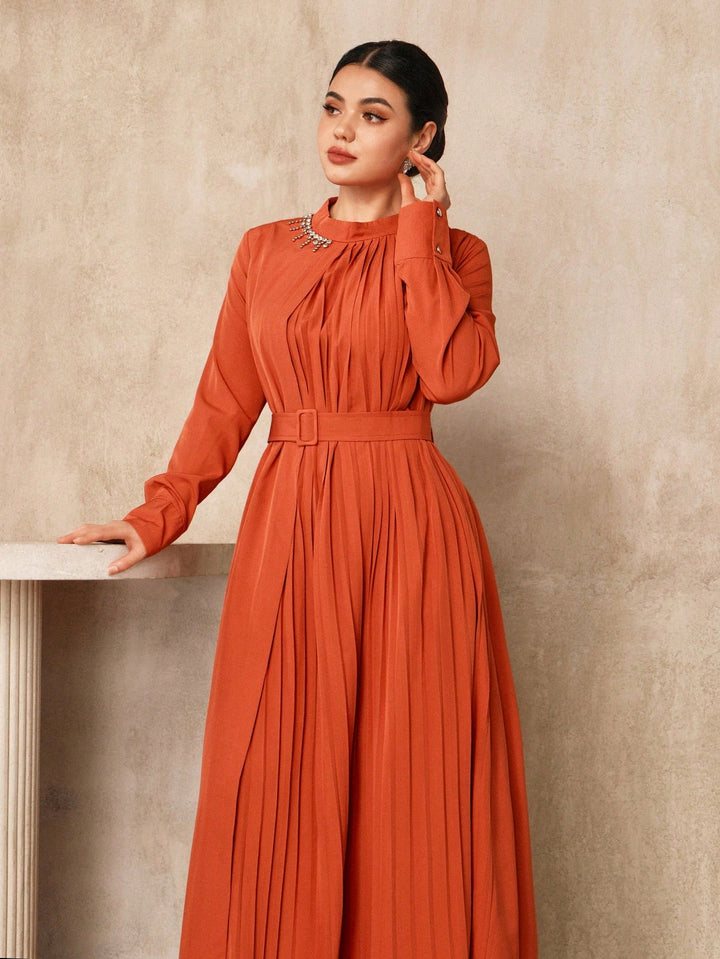 Rochie maxi SHEIN, portocaliu