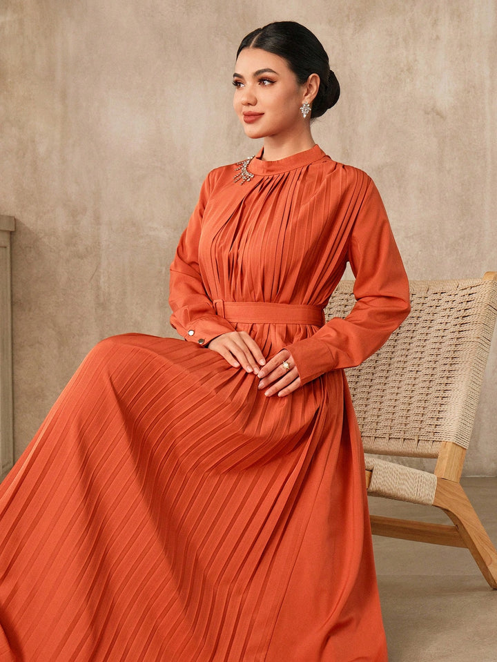 Rochie maxi SHEIN, portocaliu