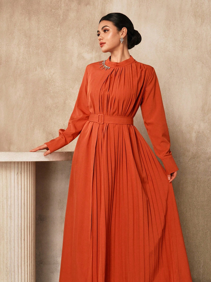 Rochie maxi SHEIN, portocaliu