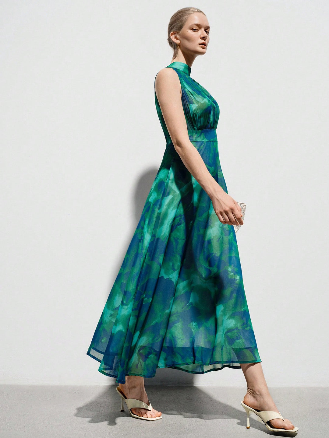 Rochie midi SHEIN, mix culori