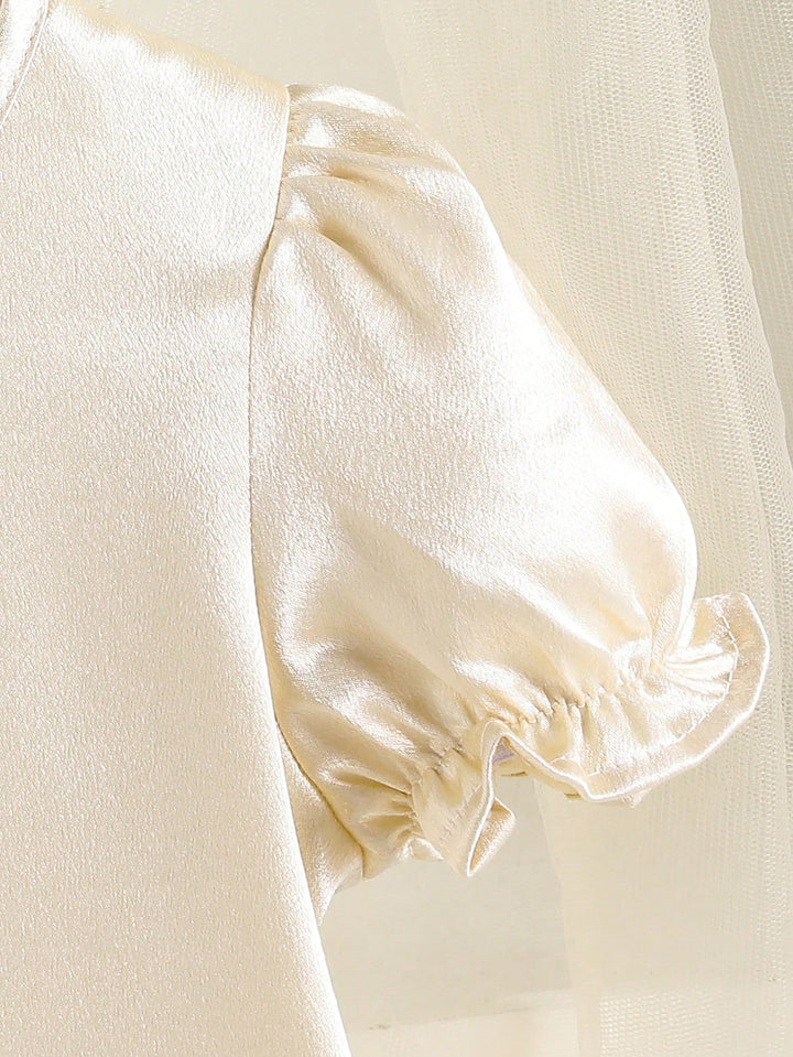 Rochie SHEIN, crem