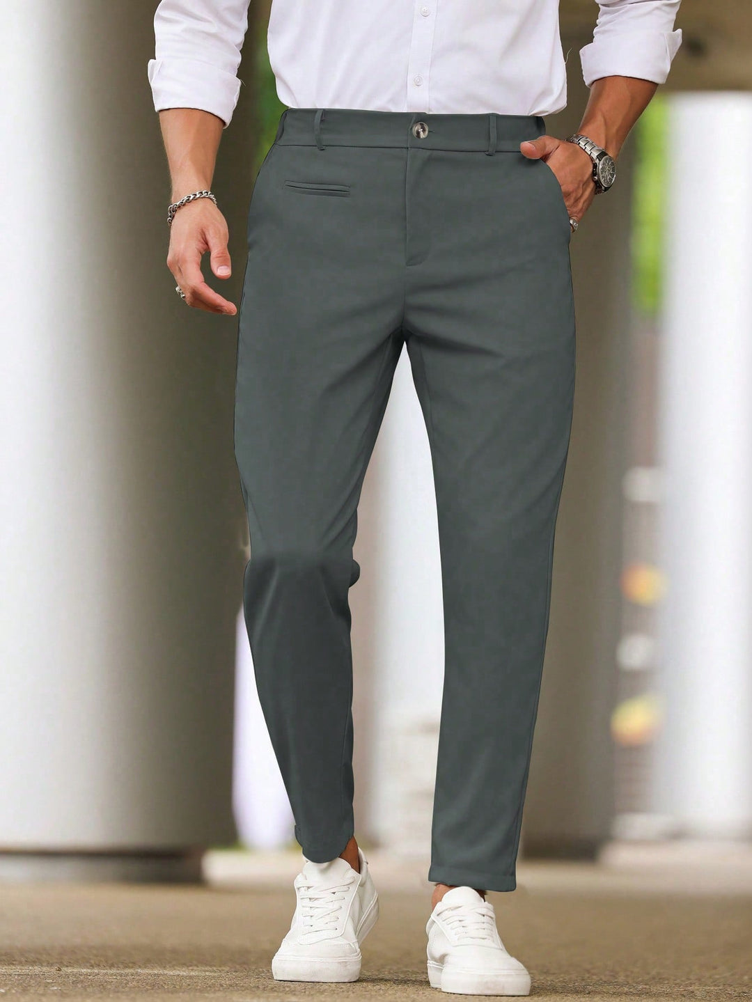 Pantalon SHEIN, gri