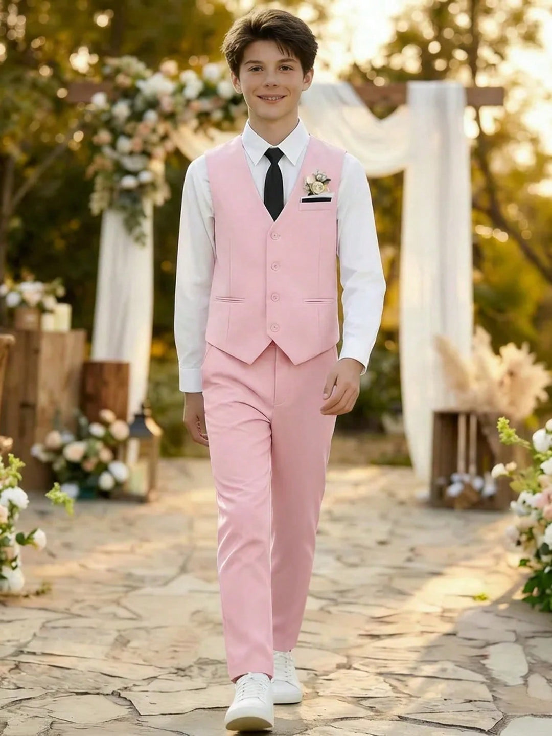 Costum SHEIN, roz