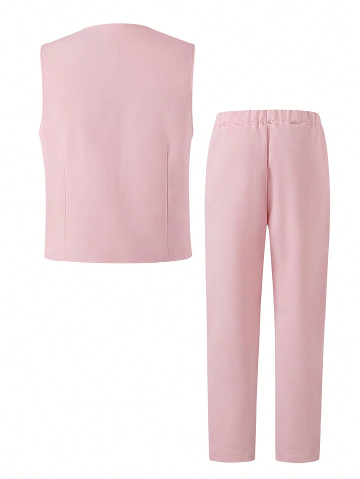 Costum SHEIN, roz