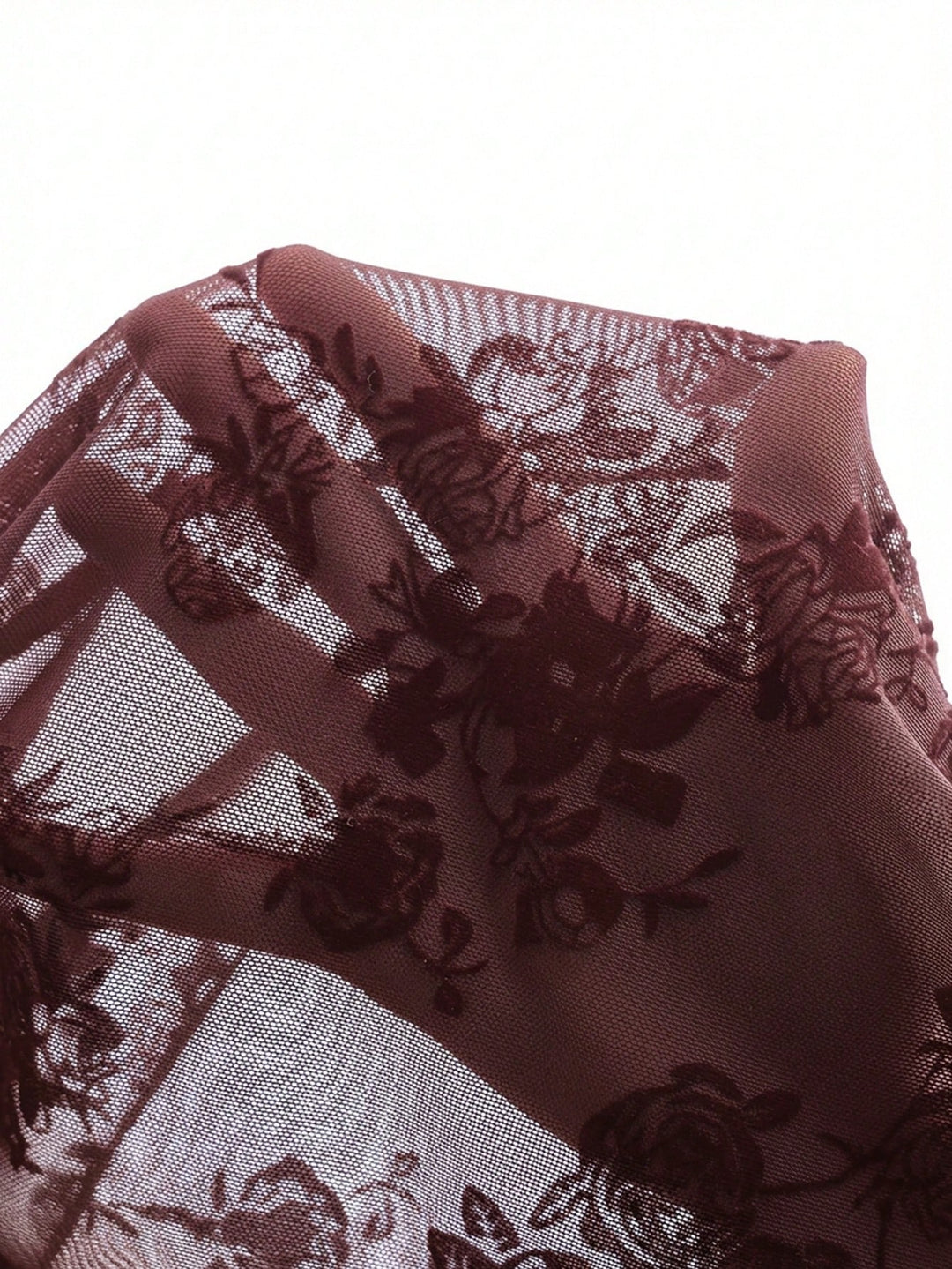 Pantaloni SHEIN, vișiniu