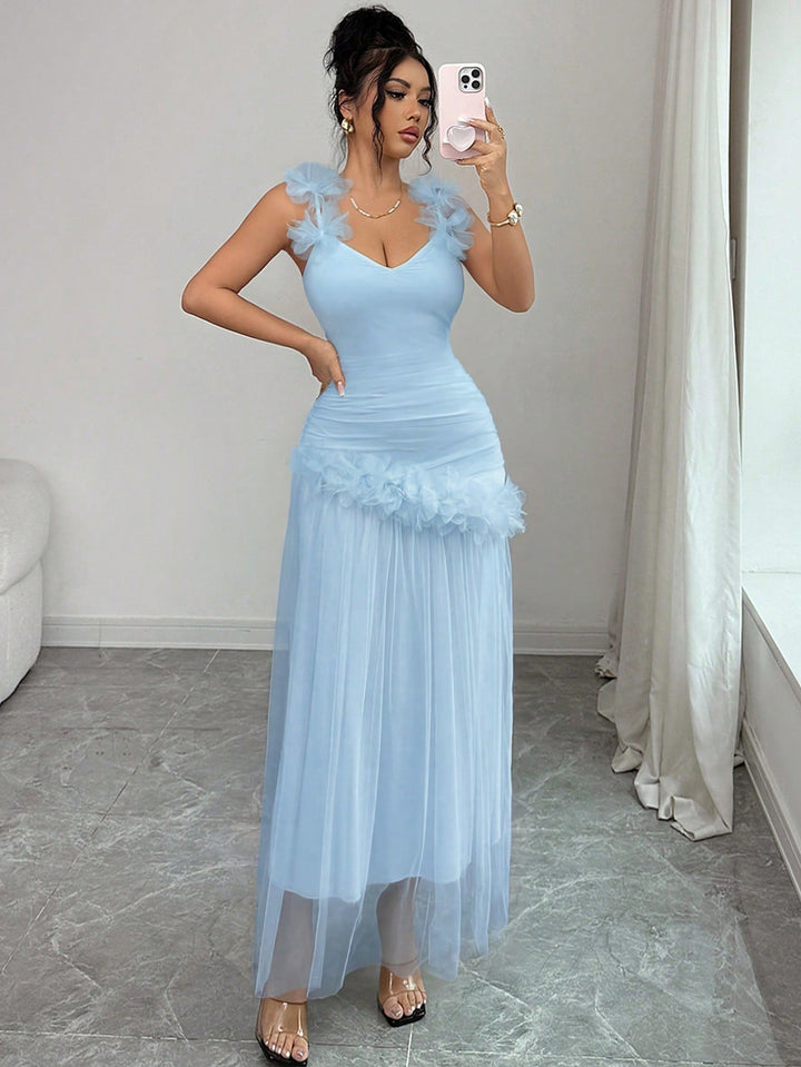 Rochie midi SHEIN, albastru