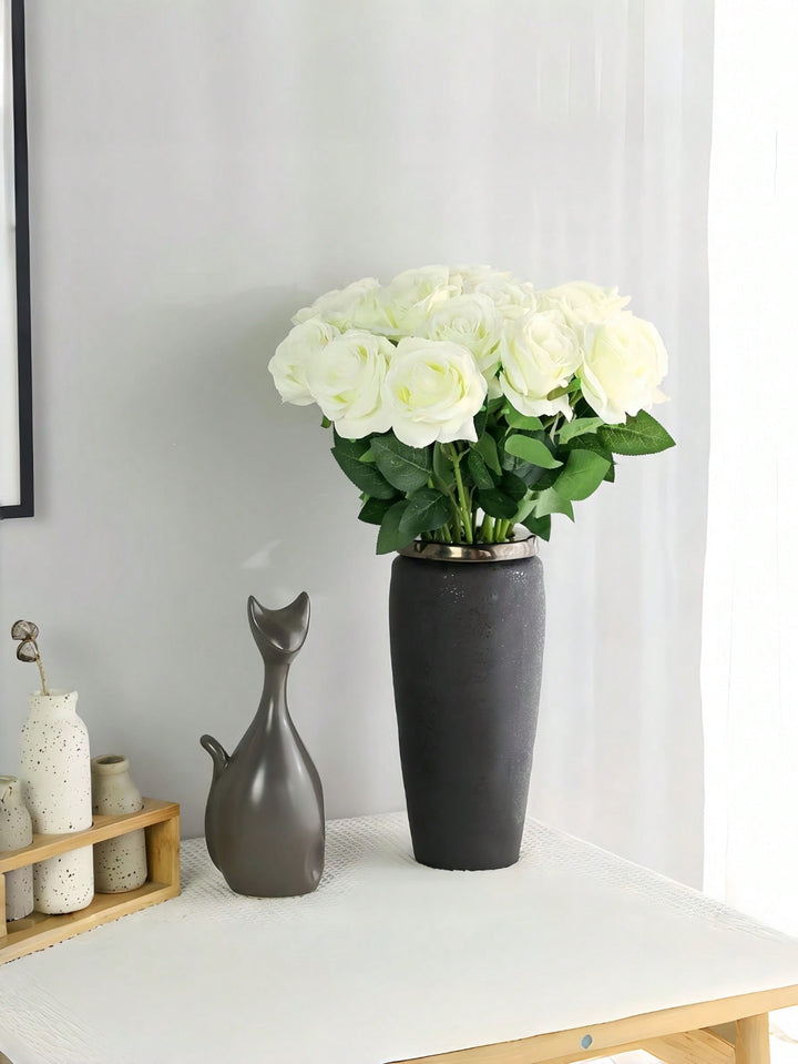 Floari artificiale SHEIN, alb