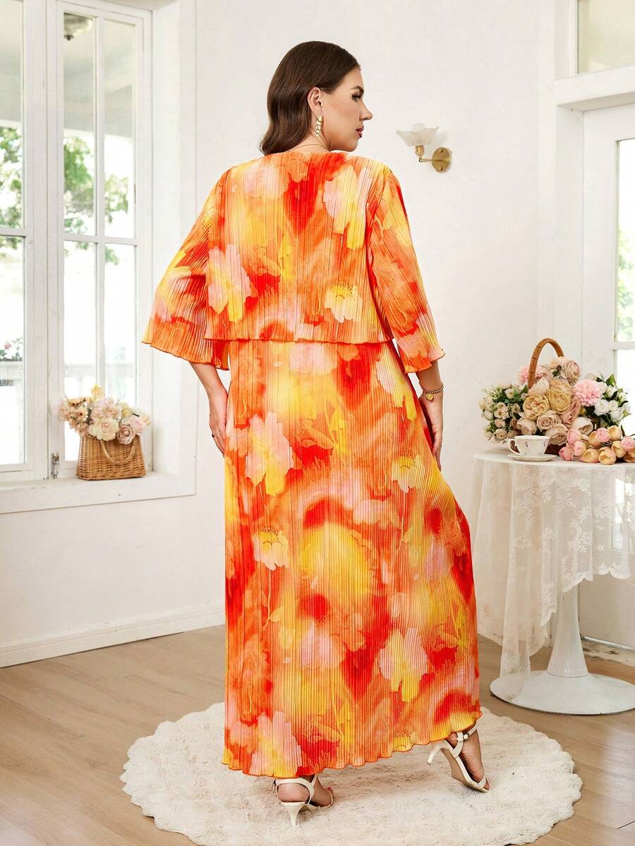 Rochie maxi SHEIN, mix culori